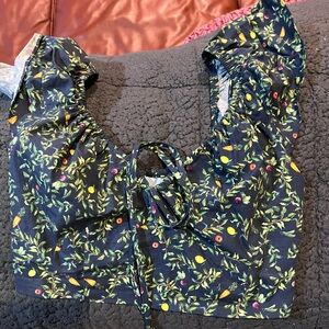 Hill House sweet crop top. Size S